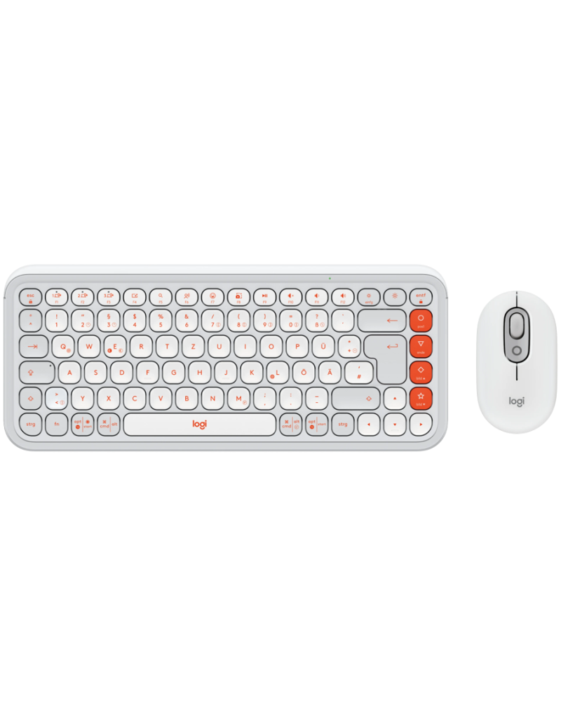 LOGITECH POP ICON COMBO - OFF WHITE - US INT'L - BT - INTNL-973 - 1 LOGITECH POP ICON COMBO - OFF WHITE - US INT'L - BT - INTNL-973 - 1