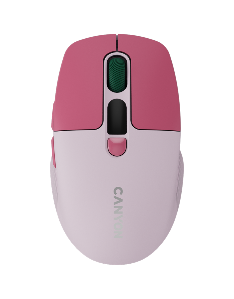 CANYON mouse MW-26 LCD Silent Dual Mode Wireless Pink - 1 CANYON mouse MW-26 LCD Silent Dual Mode Wireless Pink - 1