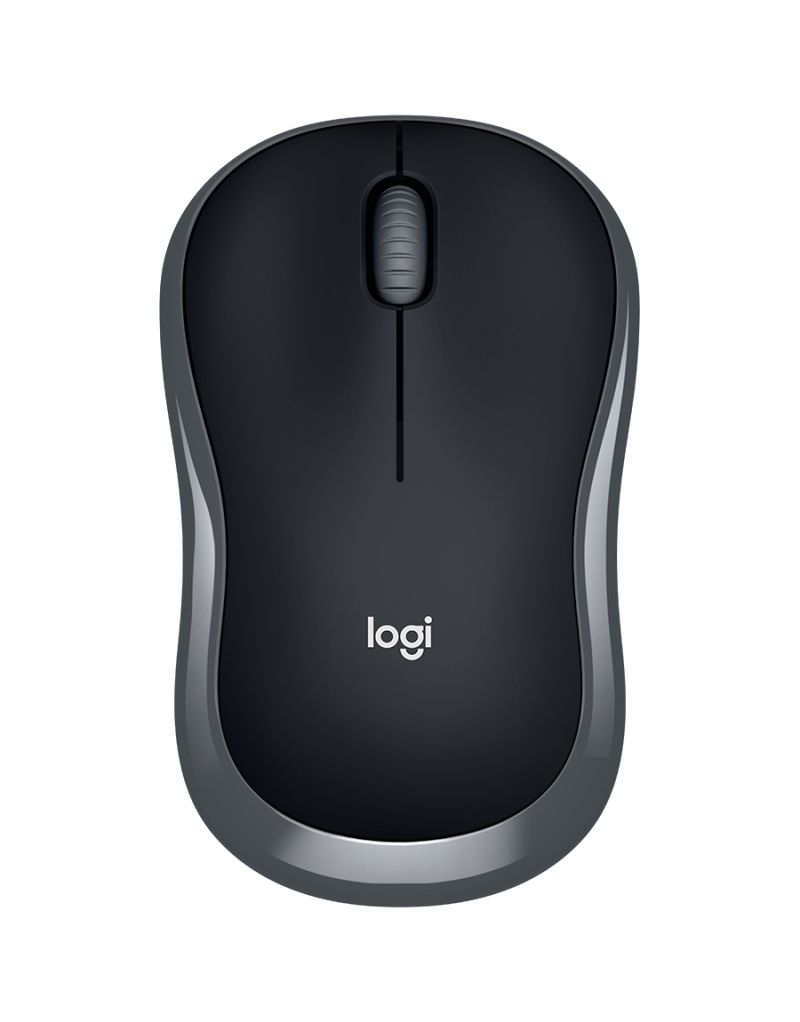 LOGITECH M185 Wireless Mouse - SWIFT GREY - EER2 - 1 LOGITECH M185 Wireless Mouse - SWIFT GREY - EER2 - 1