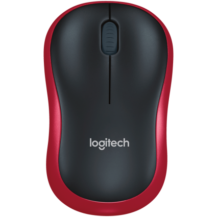 LOGITECH M185 Wireless Mouse - RED - EER2  - 1