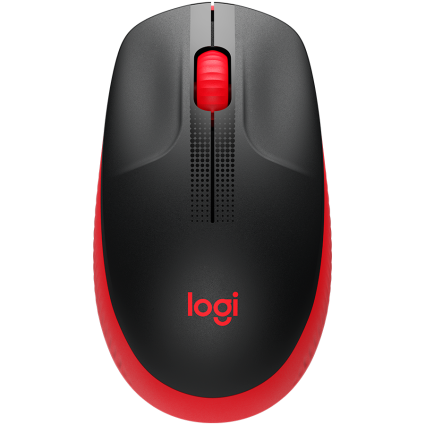 LOGITECH M190 Full-size wireless mouse - RED - 2 4GHZ - EMEA - M190  - 1