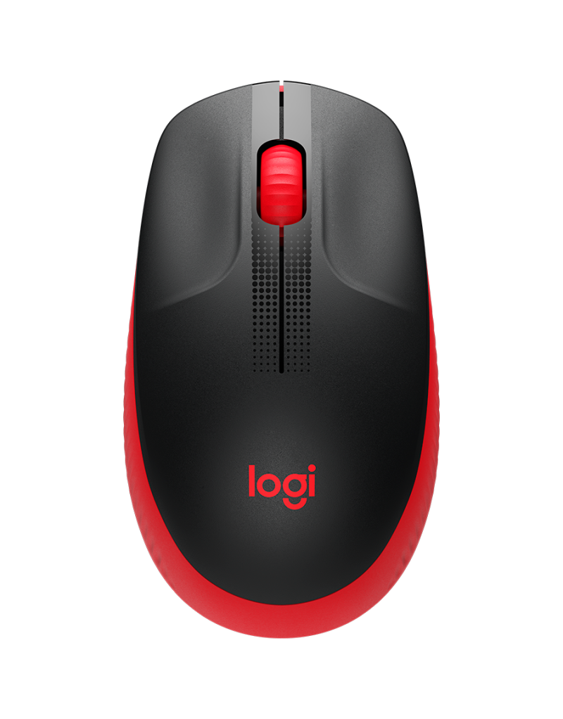 LOGITECH M190 Full-size wireless mouse - RED - 2 4GHZ - EMEA - M190 - 1 LOGITECH M190 Full-size wireless mouse - RED - 2 4GHZ - EMEA - M190 - 1