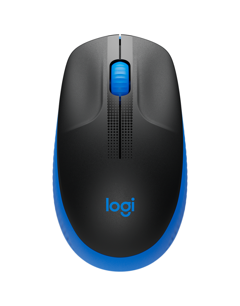 LOGITECH M190 Wireless Mouse - BLUE  - 1