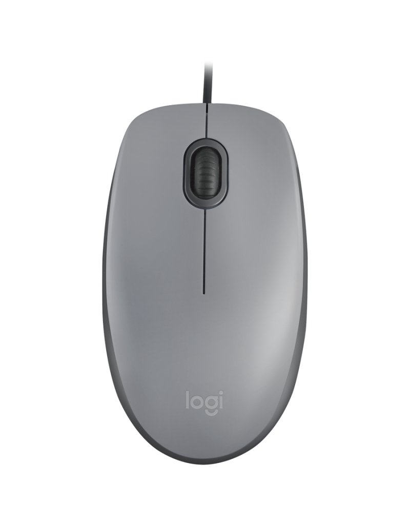 LOGITECH M110 Silent - MID GRAY - USB - N/A - EMEA-808 - AKOYA HANGTAB BOX M110S  - 1