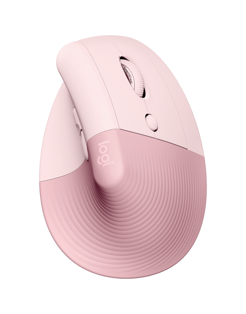 LOGITECH Lift Bluetooth Vertical Ergonomic Mouse - ROSE/DARK ROSE  - 1