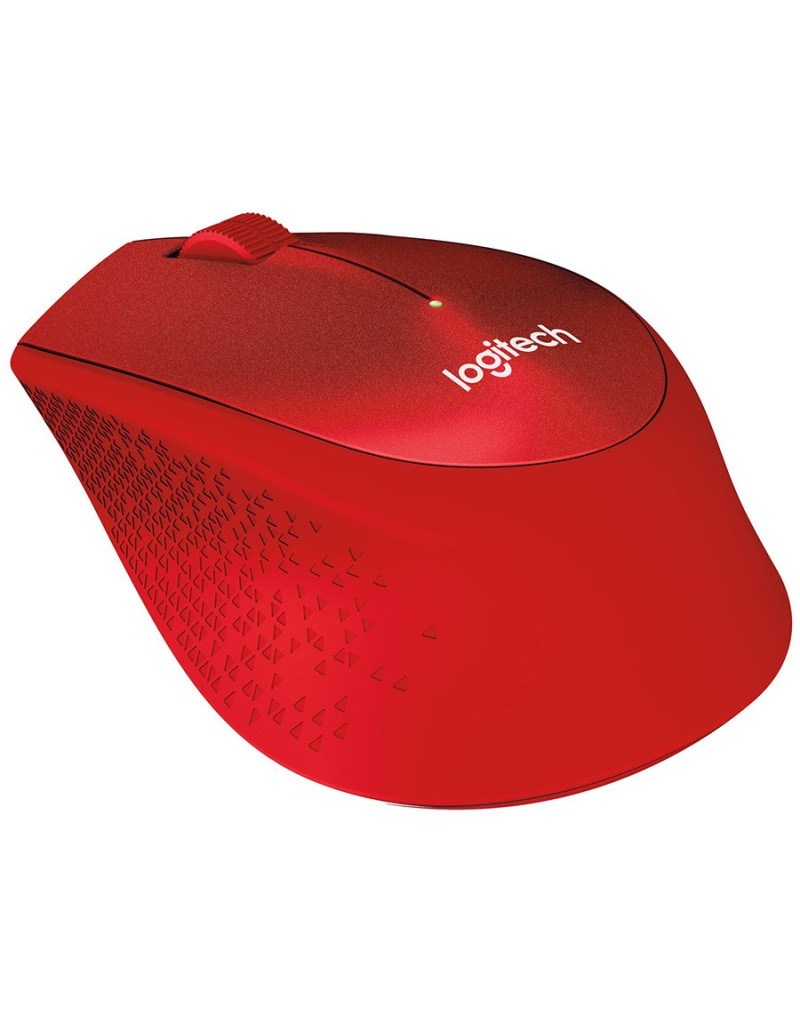 LOGITECH M330 Wireless Mouse - SILENT PLUS - RED - 1 LOGITECH M330 Wireless Mouse - SILENT PLUS - RED - 1