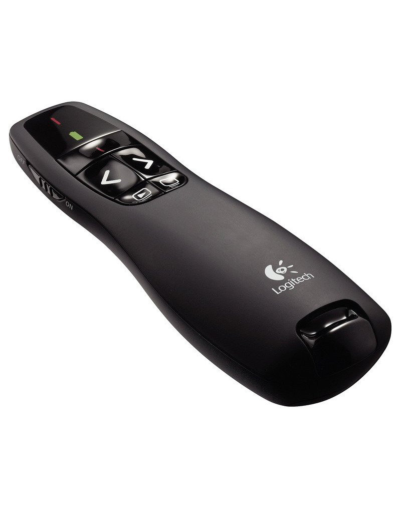 LOGITECH R400 Wireless Presentation Remote - BLACK - 1 LOGITECH R400 Wireless Presentation Remote - BLACK - 1
