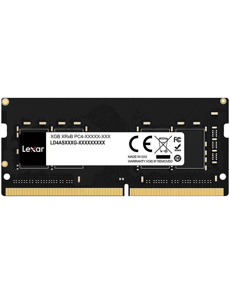 Lexar® DDR4 8GB 260 PIN So-DIMM 3200Mbps, CL22, 1 2V- BLISTER Package, EAN:... - 1 Lexar® DDR4 8GB 260 PIN So-DIMM 3200Mbps, CL22, 1 2V- BLISTER Package, EAN:... - 1