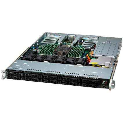  Supermicro SYS-111C-NR, Gold 6526Y, 4x 32GB DDR5, 480GB M 2 NVMe, 2x 1 92TB U 2...  - 1