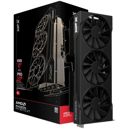  XFX Swift AMD Radeon RX 9070XT Triple fan Gaming Edition with 16GB GDDR6 HDMI...  - 1