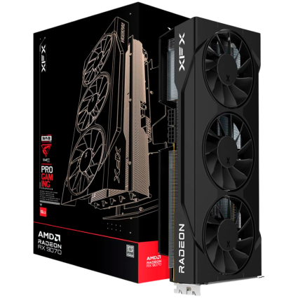  XFX Swift AMD Radeon RX 9070 OC Triple Fan Gaming Edition with 16GB GDDR6 HDMI...  - 1