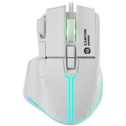 CANYON mouse Fortnax GM-636 RGB 9buttons Wired White  - 1