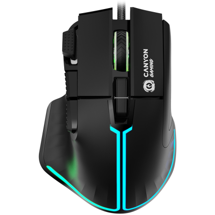 CANYON mouse Fortnax GM-636 RGB 9buttons Wired Black  - 1