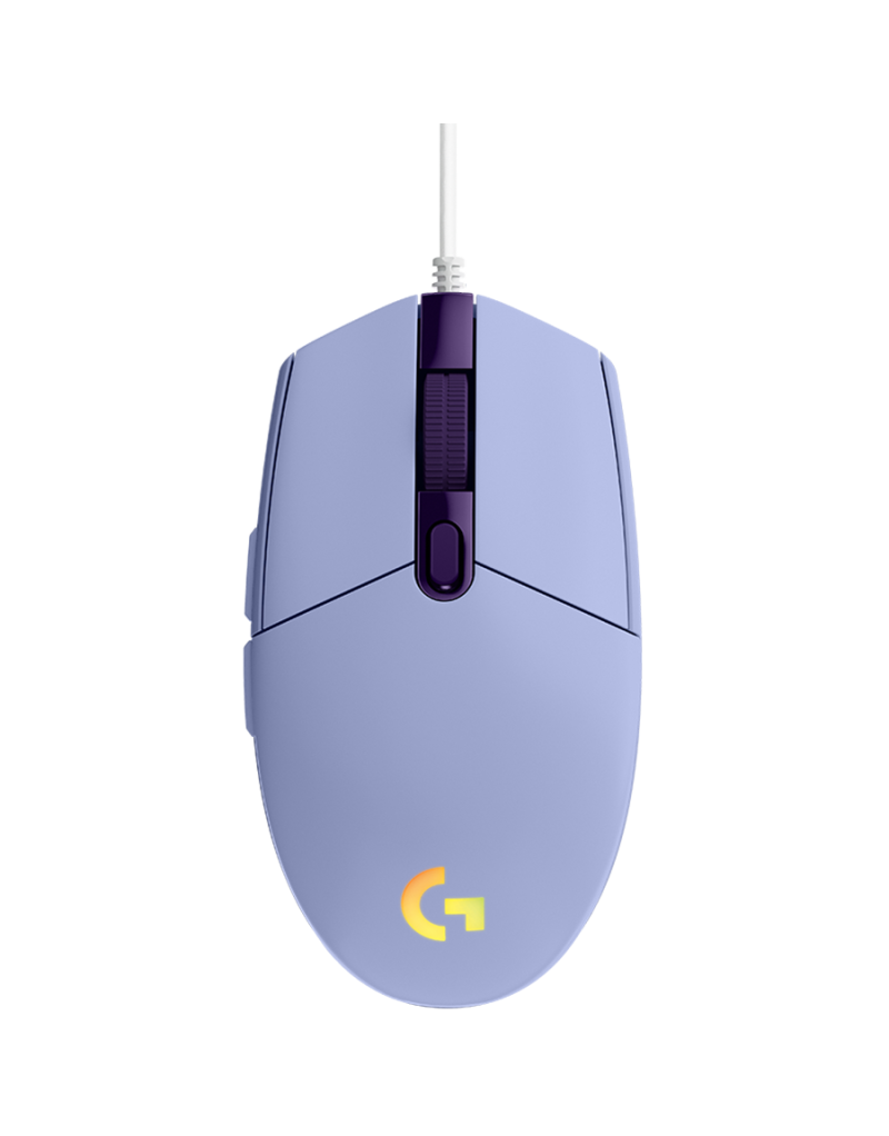 LOGITECH G102 LIGHTSYNC Corded Gaming Mouse - LILAC - USB - EER - 1 LOGITECH G102 LIGHTSYNC Corded Gaming Mouse - LILAC - USB - EER - 1