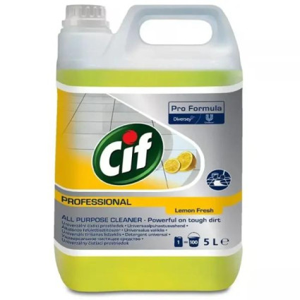 Tečnost za podove CIF Lemon profesional 5l  - 1