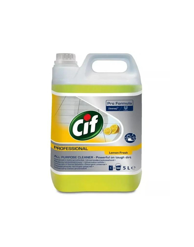 Tečnost za podove CIF Lemon profesional 5l  - 1