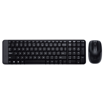Tastatura + miš Logitech MK220 Wireless US 920-003161  - 1