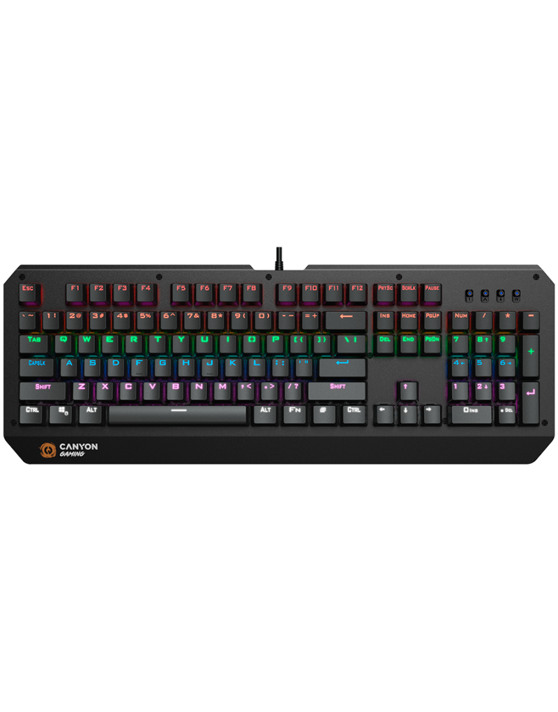 CANYON Hazard GK-6, Wired multimedia gaming keyboard with lighting effect,... - 1 CANYON Hazard GK-6, Wired multimedia gaming keyboard with lighting effect,... - 1