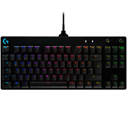  LOGITECH G PRO TKL Corded Mechanical Gaming Keyboard - BLACK - US INT'L - USB -...  - 1