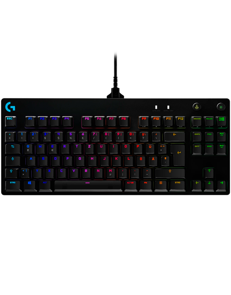  LOGITECH G PRO TKL Corded Mechanical Gaming Keyboard - BLACK - US INT'L - USB -...  - 1