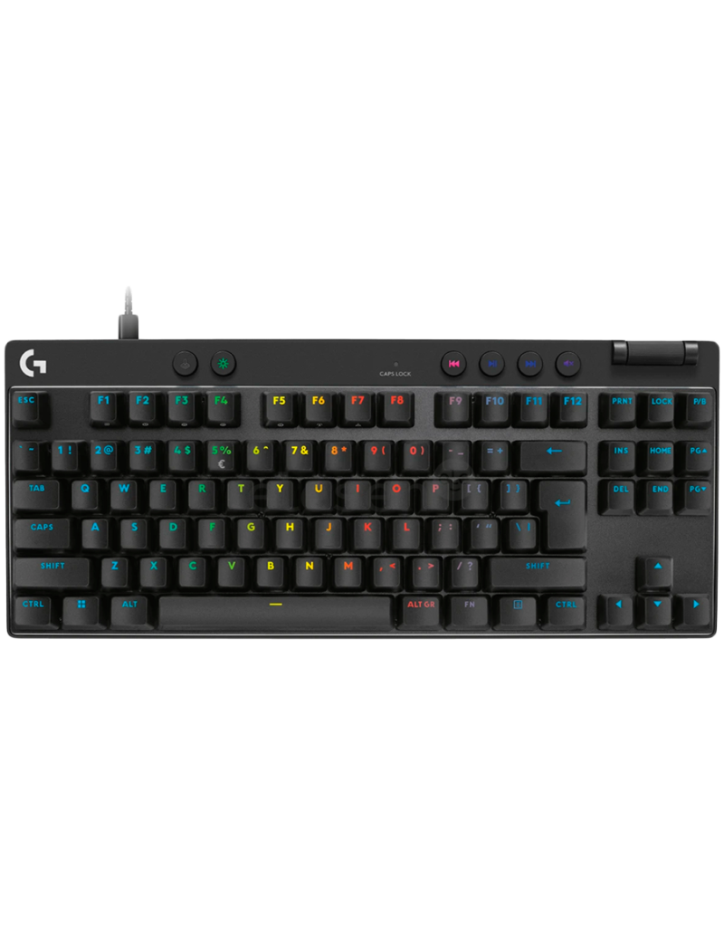 LOGITECH PRO X TKL RAPID Gaming Keyboard  - BLACK - US INT'L - USB - EMEA28i-935...  - 1