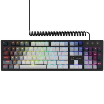  LORGAR Azar 514, Wired mechanical gaming keyboard, RGB backlight, 1680000 colour...  - 1