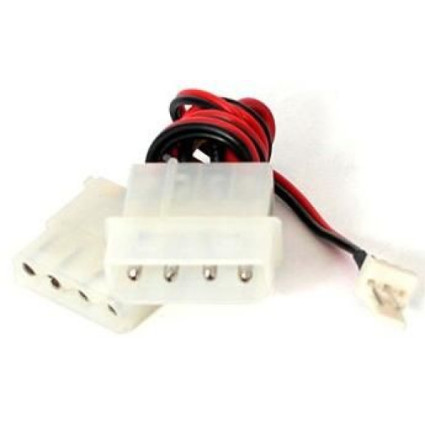 Napojni kabl Cablexpert CC-PSU-5 3pin- molex F/molex M 15cm  - 1