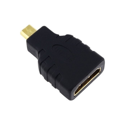 Adapter Micro HDMI (M) - HDMI (F) crni FAST ASIA - 1