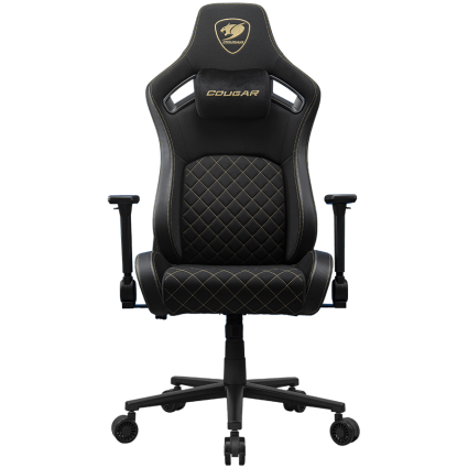 COUGAR DEFENSOR Gold F Gaming chair, Black Gold  - 1