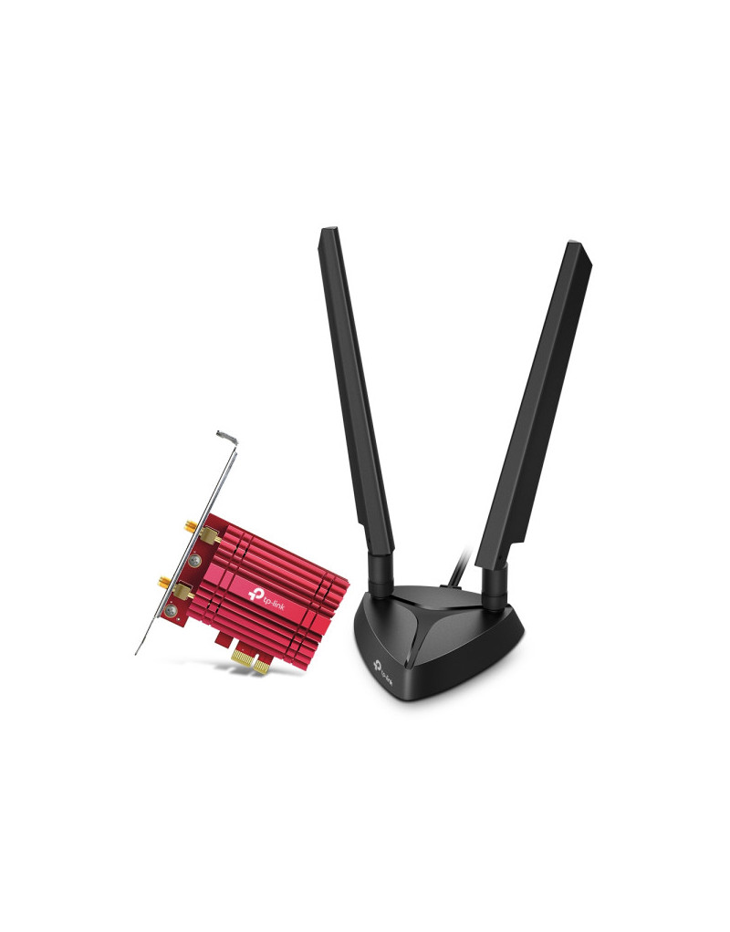 LAN MK PCI-E TP-Link Archer TXE72E WiFi 6 AX5400 dual band 2xExterna antena  - 1