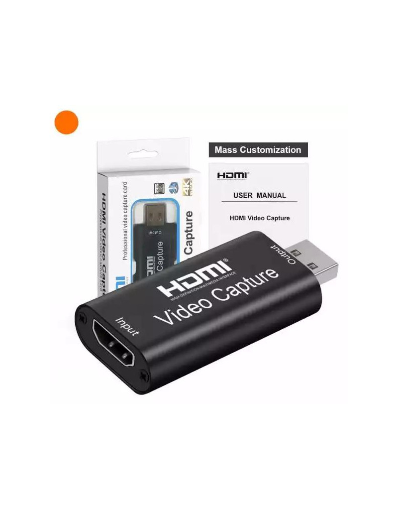 Adapter USB na HDMI Konverter Capture 2-0 U2H-1006B  - 1