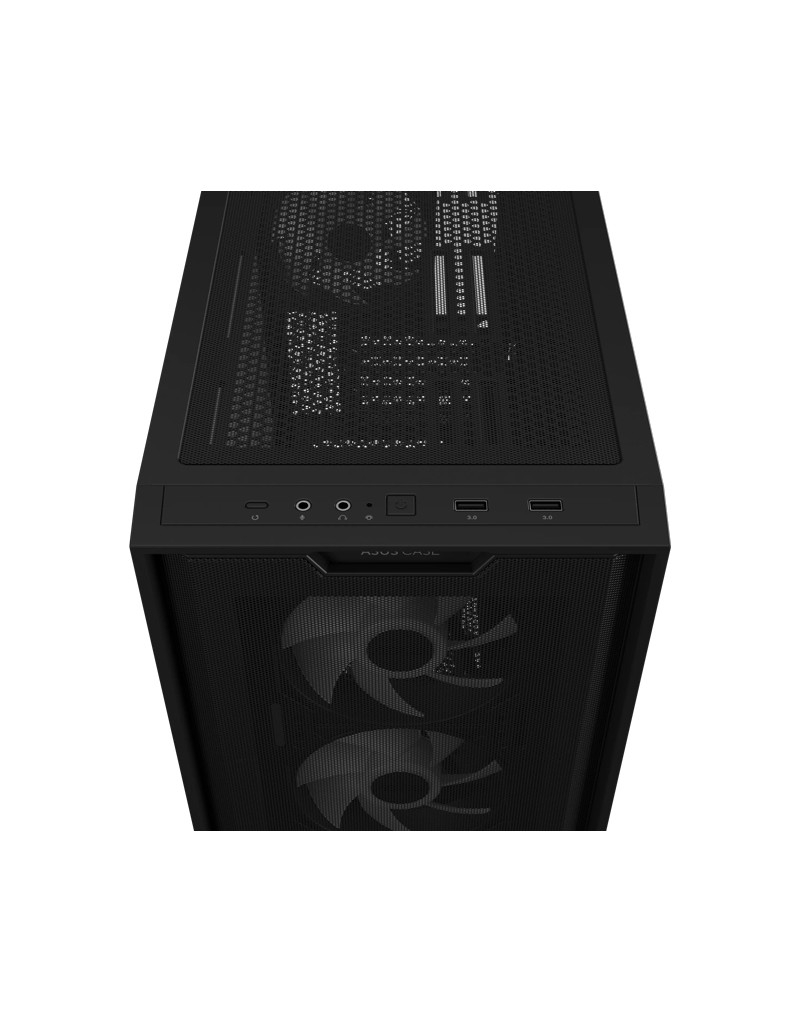 A21 PLUS TG ARGB micro-ATX kućište crno ASUS - 1