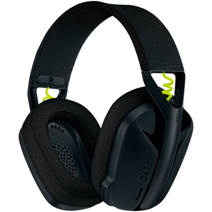 LOGITECH G435 LIGHTSPEED Wireless Gaming Headset - BLACK  - 1