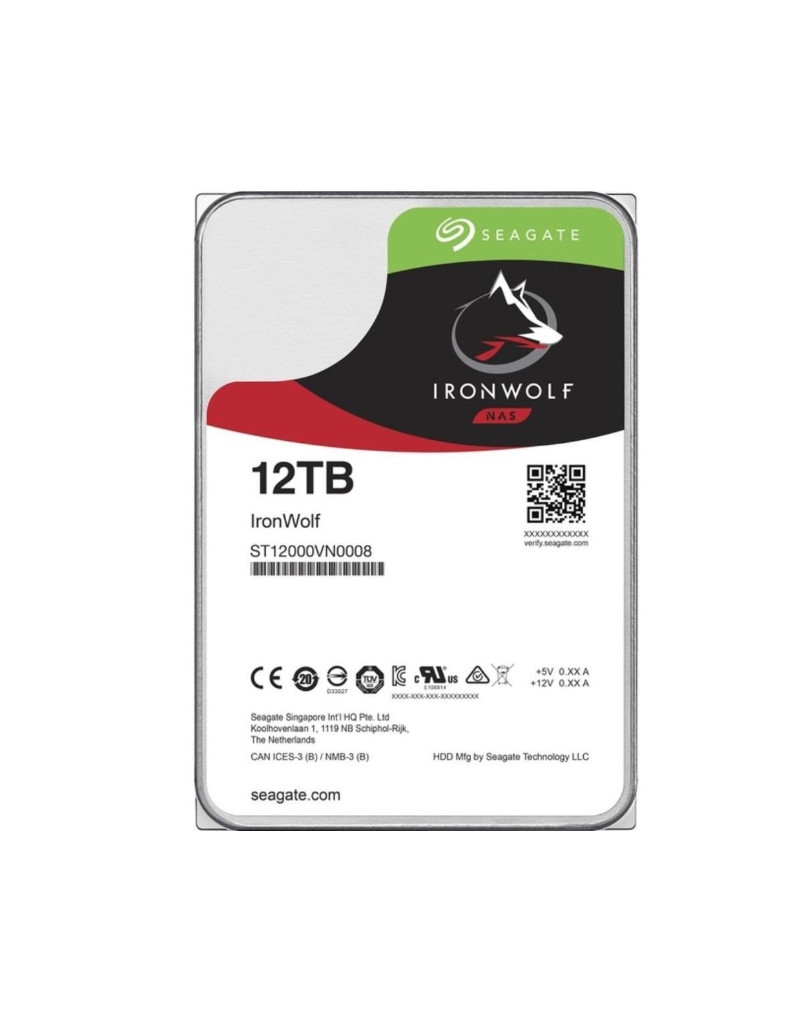12TB 3.5 inča SATA III 256MB ST12000VN0008 Ironwolf hard disk SEAGATE - 1