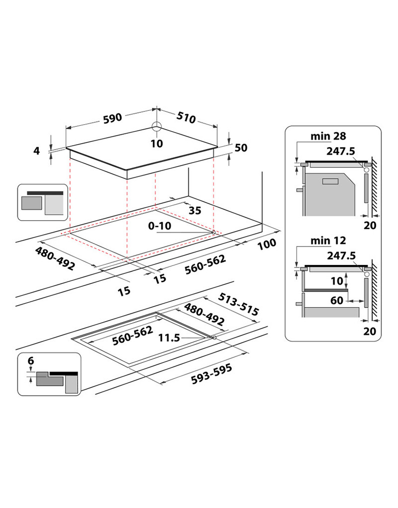 WL S7260 NE Indukcijska ploča WHIRLPOOL - 1