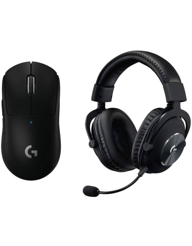 LOGITECH G PRO X Wireless LIGHTSPEED Gaming Mouse and headset - BLACK - 2... - 1 LOGITECH G PRO X Wireless LIGHTSPEED Gaming Mouse and headset - BLACK - 2... - 1