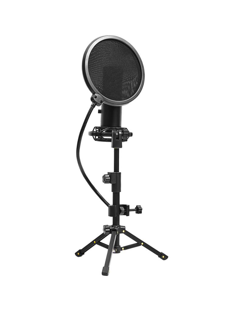 LORGAR Voicer 721, Gaming Microphone, Black, USB condenser microphone with... - 1 LORGAR Voicer 721, Gaming Microphone, Black, USB condenser microphone with... - 1