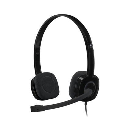 H151 Stereo Headset single jack slušalice sa mikrofonom crne LOGITECH - 1
