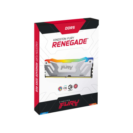 CUDIMM DDR5 24GB 8400MT/s KF584CU40RWA-24 FURY Renegade White RGB XMP KINGSTON - 1