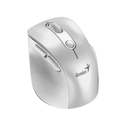 Ergo 9000S Pro Pearl White USB Bežični beli miš GENIUS - 1
