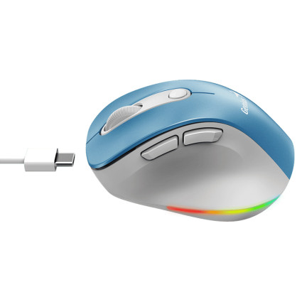 Ergo 9000S Pro Light Blue USB Bežični plavi miš GENIUS - 1