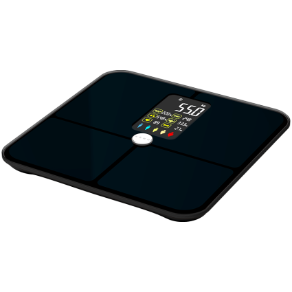 AENO Smart Body scales BS2S, 16 body metrics, up to 180kg, colorful display  - 1