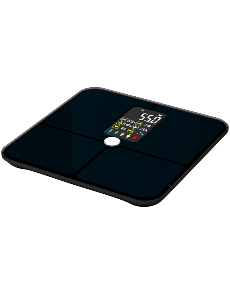 AENO Smart Body scales BS2S, 16 body metrics, up to 180kg, colorful display - 1 AENO Smart Body scales BS2S, 16 body metrics, up to 180kg, colorful display - 1