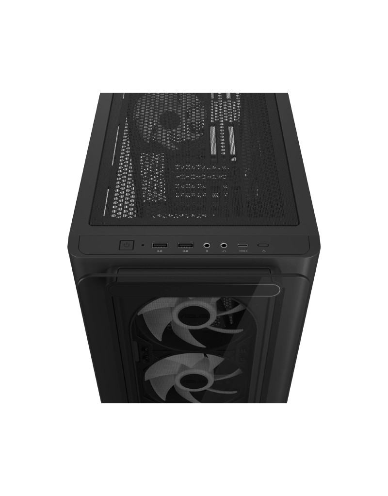 A23 PLUS TG ARGB micro-ATX kućište crno ASUS - 1
