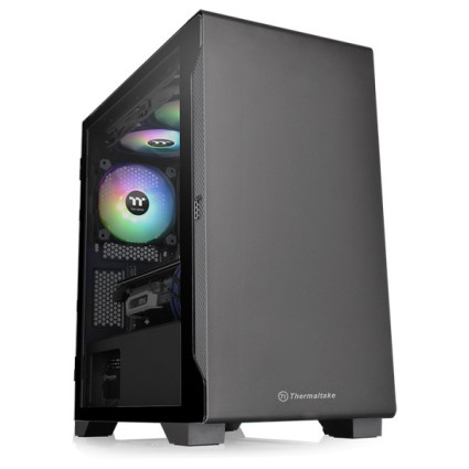  Kućište Thermaltake S100 TG/Black/Win/SPCC/Tempered Glass*1/120mm Fan*1/bez...  - 1