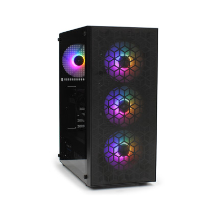 Kućište X921 (4xStatic RGB fans, 3 in front, 1 in rear) RAIDMAX - 1