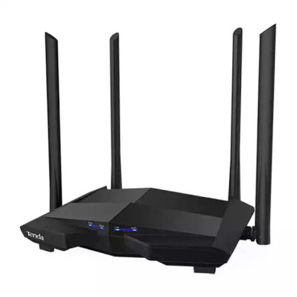 Wireless Router Tenda AC10 AC1200/2-4-5GHz/4x6dBi/1WAN/3LAN/Repeater/AP  - 1