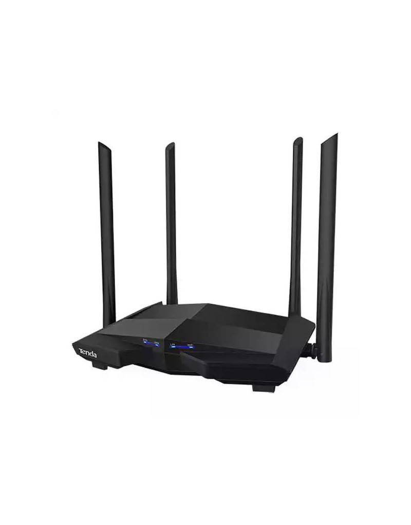 Wireless Router Tenda AC10 AC1200/2-4-5GHz/4x6dBi/1WAN/3LAN/Repeater/AP  - 1