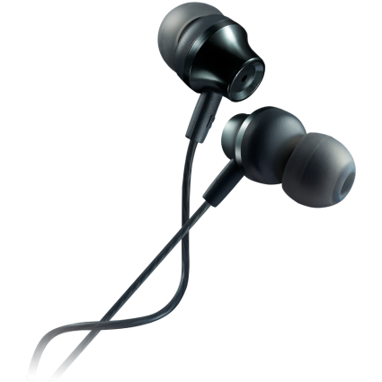 CANYON headphones SEP-3 Mic 1 2m Dark Grey  - 1