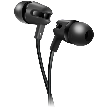  CANYON SEP-4 Stereo earphone with microphone, 1 2m flat cable, Black, 22 12...  - 1